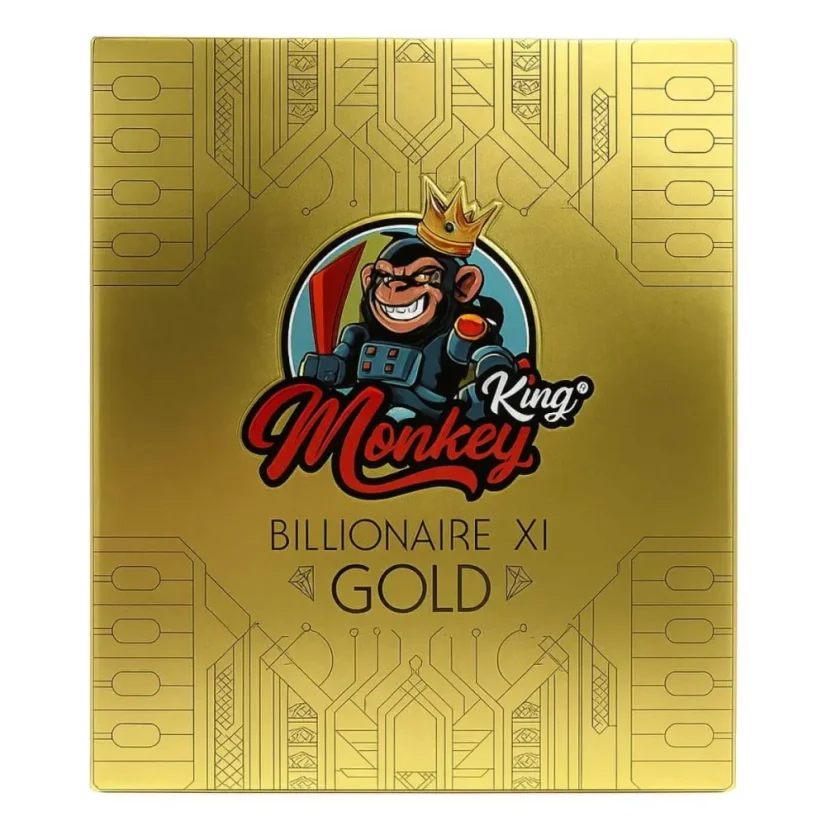 Monkey King KSS Foi de rulat cu filtre Billionaire Gold XL, 1 carnet