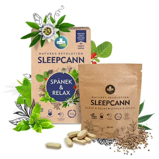 Annabis SLEEP & RELAX Natural tablety, 60 ks