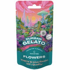 Canntropy THCV Flower Durban Gelato dzīvie sveķu terpēni, THCV 96% kvalitāte, 1 g - 100 g