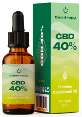 Canntropy CBD პრემიუმ კანაბინოიდური ზეთი - 40 %, 4000 მგ, 10 მლ