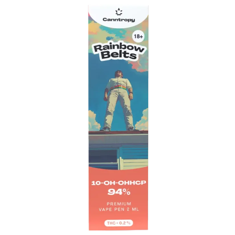 Canntropy 10-OH-HHCP Vape Pen Rainbow Belts, 10-OH-HHCP 94% Calitate, 2 ml