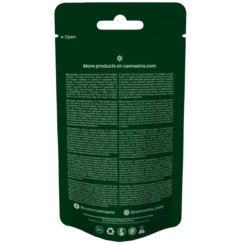 Cannastra THCX Flower Supernova, 1 g - 100 g