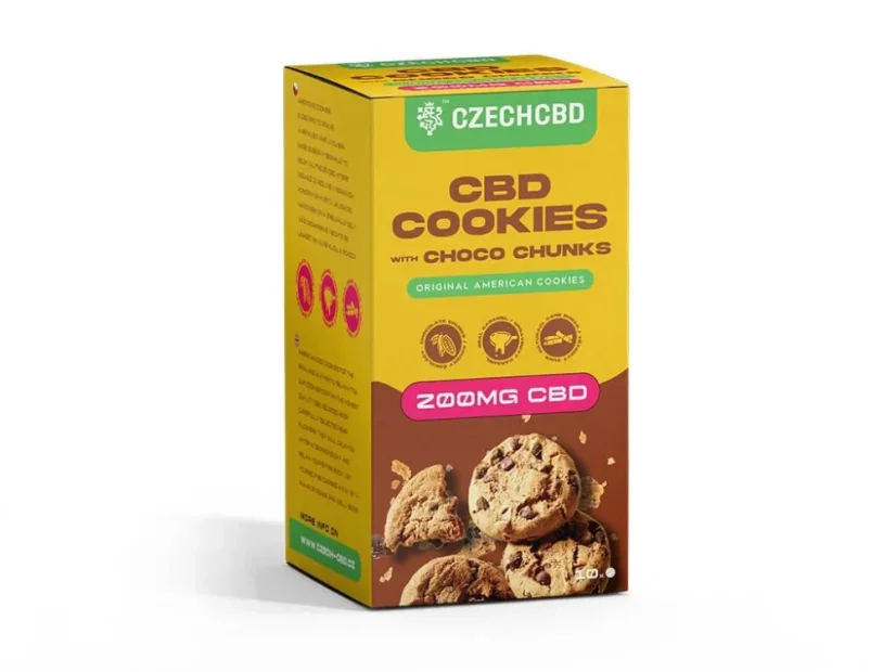 Czech CBD Biscuits au CBD, 200 mg de CBD, 10 pièces