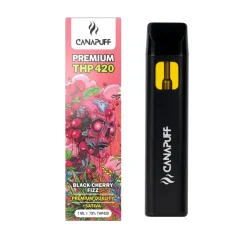 CanaPuff THP420 Disponibel Vape Pen Black Cherry Fizz, THP420 79 %, 1 ml