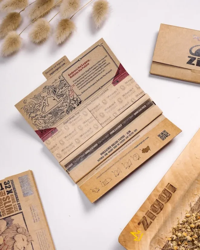 Ziggi Natural Extra, 32 feuilles à rouler + 32 filtres en carton
