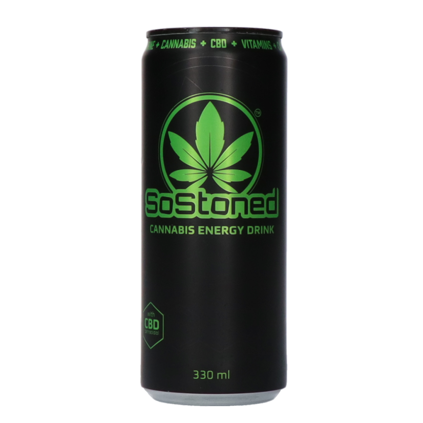 Euphoria CBD Napój energetyczny SoStoned Cannabis, 330 ml