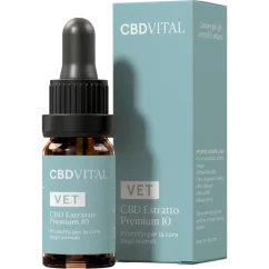 CBD Vital - VETERINARIO CBD 10 Estrai Premio per animali domestici, 10%, 1000 mg, 10 ml