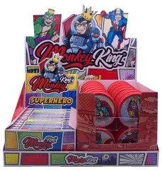 Monkey King rulonų popieriai su filtrais ir malūnėliu (Super Hero)