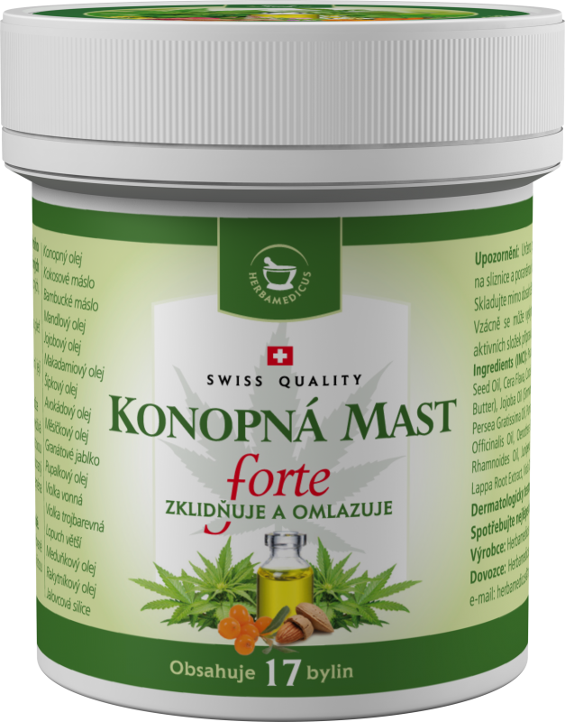 Herbamedicus Unguent de cânepă forte, 125 ml