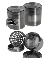 Kværn 4-part med Ejection grå 64 mm