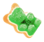 Bubbly Billy Buds Passion Fruit Smaksatt CBD Gummy Bears (300 mg), 100 g