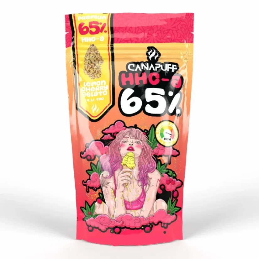 CanaPuff Lody HHCA Flower Lemon Cherry, HHCA 65 %, 1 - 5 g