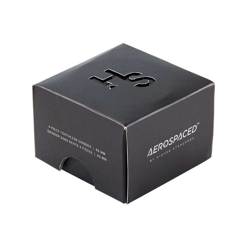 Aerospaced Tandlös slipmaskin, 4-delad, 63 mm - 4 färger