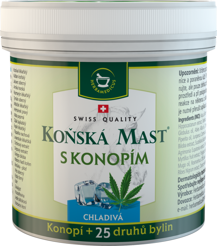 Herbamedicus Horse Balsam με ψύξη κάνναβης, 250 ml Herbamedicus Horse Balsam με ψύξη κάνναβης, 250 ml