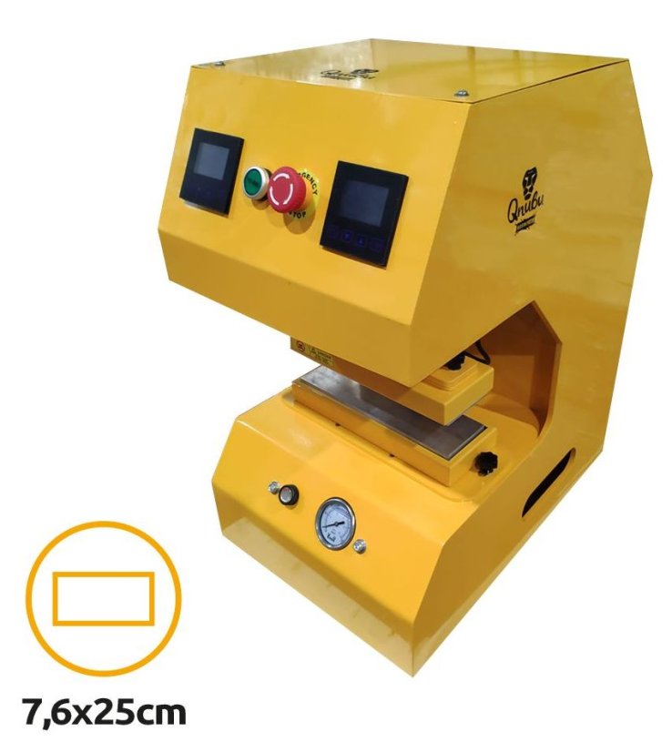 Qnubu Rosin Rosin Auto Heat Press 20 tone, placă 250 x 76 mm
