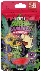 Euphoria H4CBD Gummies Strawberry, 3 gab x 40 mg, 120 mg