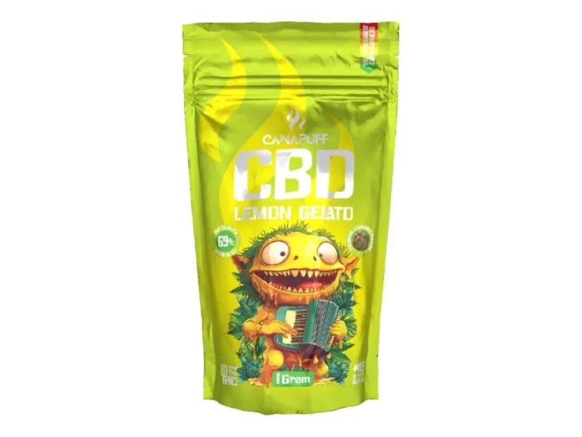 CanaPuff Fiore di CBD Gelato al limone, CBD 69%, 1 g - 5 g CanaPuff Fiore di CBD Gelato al limone, CBD 69%, 1 g - 5 g