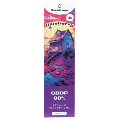 Canntropy CBDP Vape Pen Blueberry, CBDP 88% kvaliteet, 1 ml