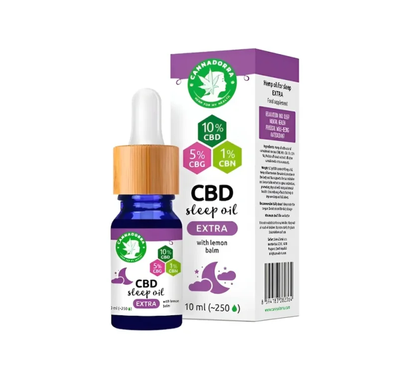 Cannadorra Gotas para dormir CBD EXTRA, 10 % CBD, 10 ml Cannadorra Gotas para dormir CBD EXTRA, 10 % CBD, 10 ml