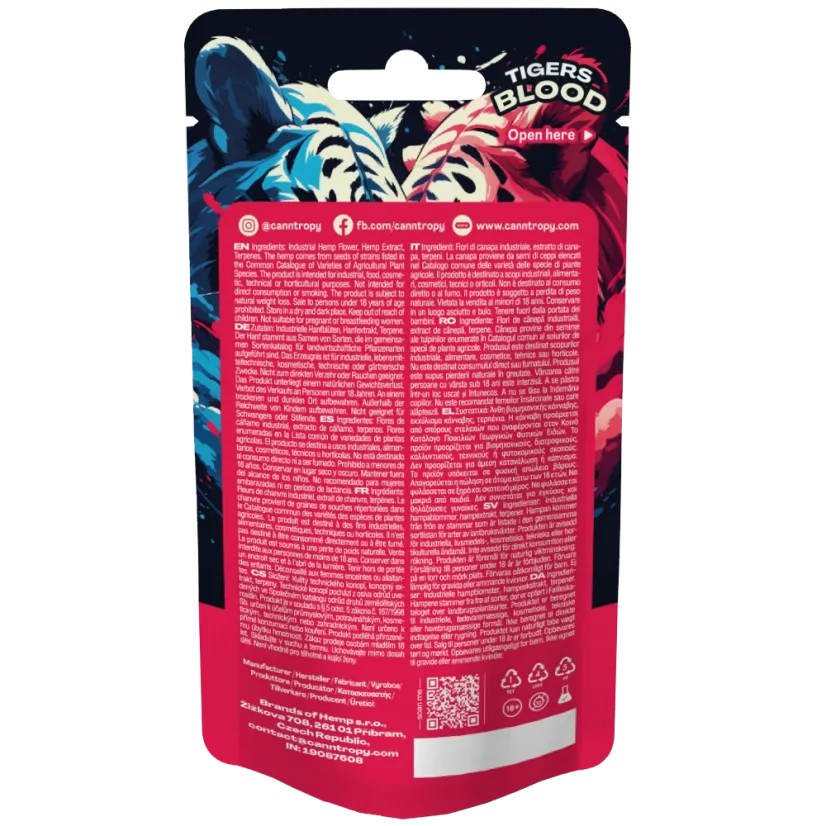Canntropy CBG9 Cvijeće Tigrova krv, CBG9 85% kvaliteta, 1 - 100 g