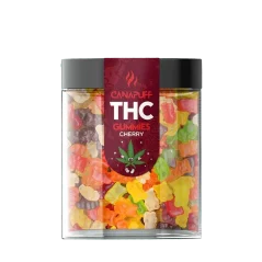 CanaPuff THC+ Gummies Cherry, THC mazāk par 0,2%, 10-50 gab.