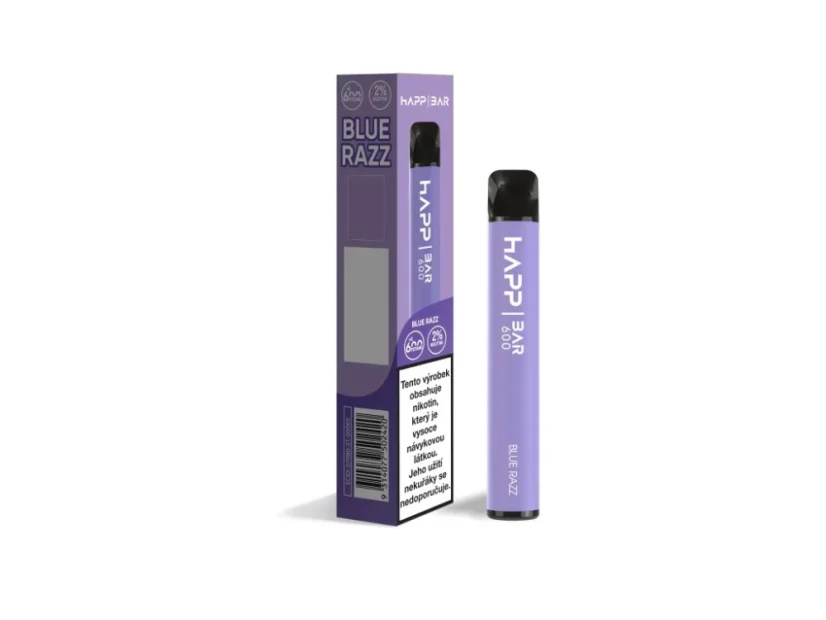 Happ Bar 600 Vape Pen Blue Razz, 2 ml