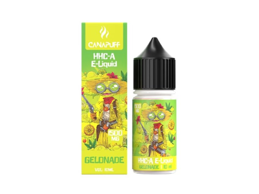 CanaPuff Gélose liquide HHCA, 1 500 mg HHCA, 10 ml
