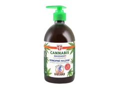Palacio Gel de massagem CANNABIS com bomba, 500 ml