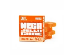 Czech CBD THC Odyssey Cuburi gelatinoase Mega cu portocală