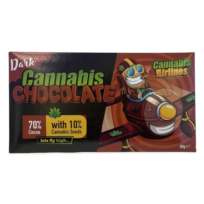 Cannaline Chocolate Amargo Cannabis Airlines, 80 g