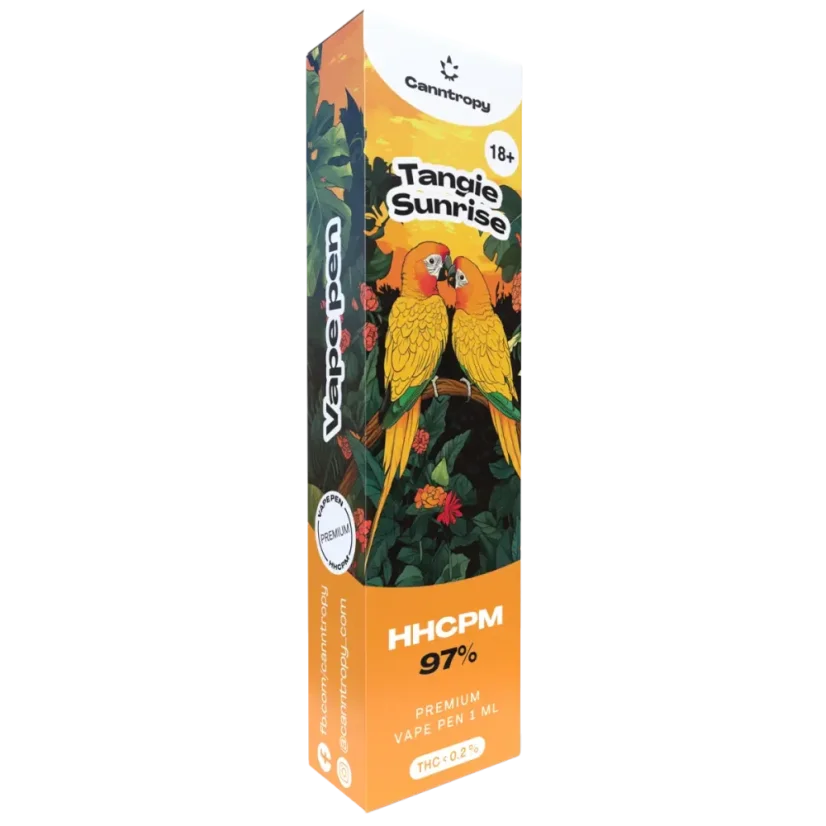 Canntropy HHCPM Vape Pen Tangie Sunrise, HHCPM 97% kvalitete, 1 ml