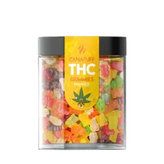CanaPuff THC+ Gummies Mango, THC unter 0 %, 10 - 50 Stück