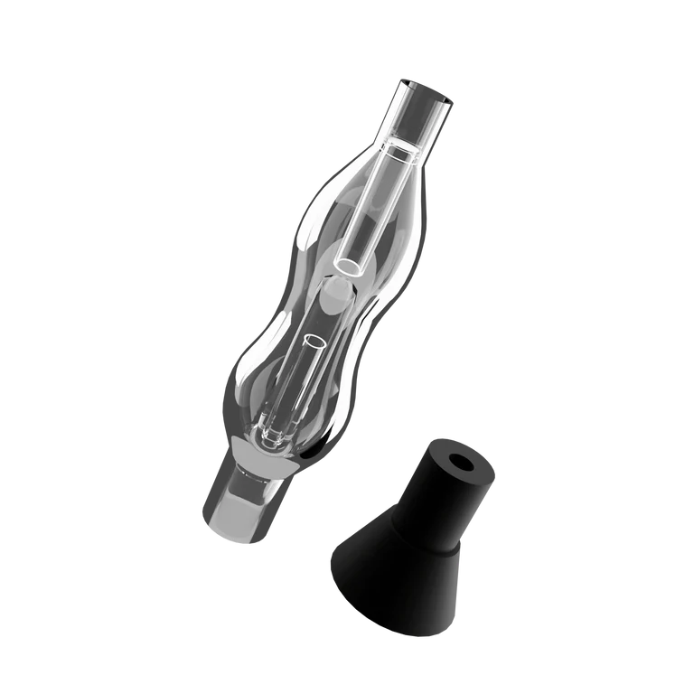AirVape OM - Liten glasbubbler + silikonadapter