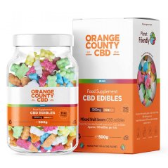 Orange County CBD Gumowe Misie, 100 szt., 3200 mg CBD, 500 g