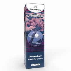 Canntropy CBD Prerolls Gelato al limone e ciliegia, CBD 20%, 1,5 g