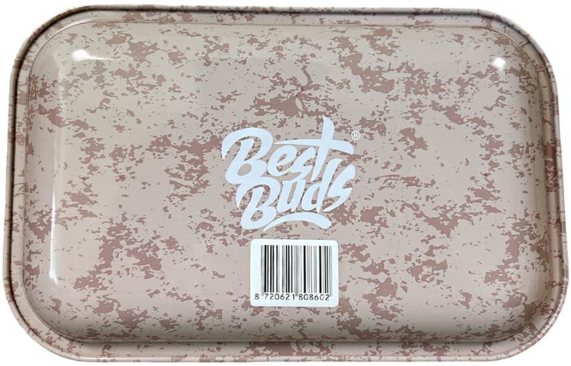 Best Buds Cookies And Cream Metall-Rolltablett, mittelgroß, 17 x 28 cm