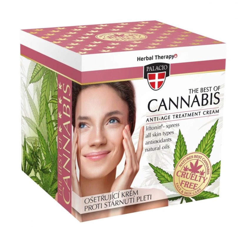 Palacio Cremă anti-îmbătrânire cu canabis, 50 ml