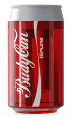 ISPURE Conductă de apă BudyCan, roșie