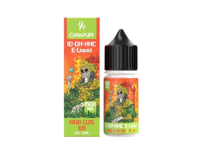 CanaPuff 10-OH-HHC Líquido Rei Luis XIII, 1500 mg 10-OH-HHC, 10 ml