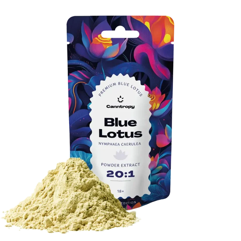 Canntropy Blauer Lotus (Nymphaea Caerulea) Pulverextrakt 20x, 5 g - 100 g