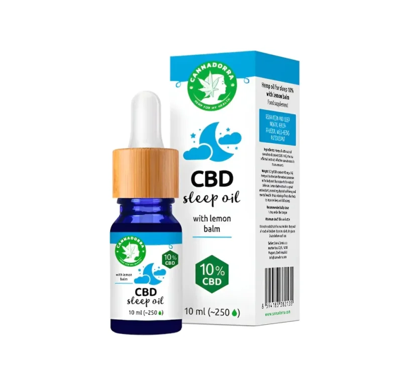 Cannadorra CBD sleep drops,10 % CBD, 10 ml