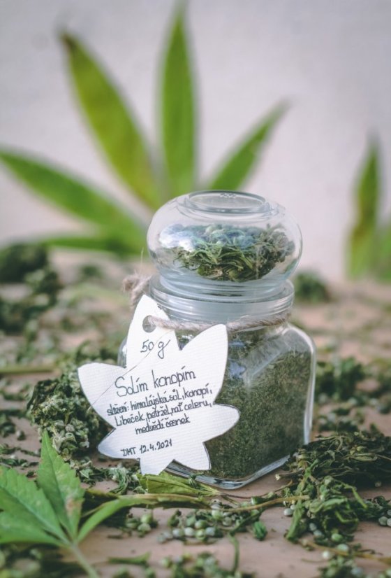 Dobré Konopí Konopná sůl, v lahvičce, 50 g