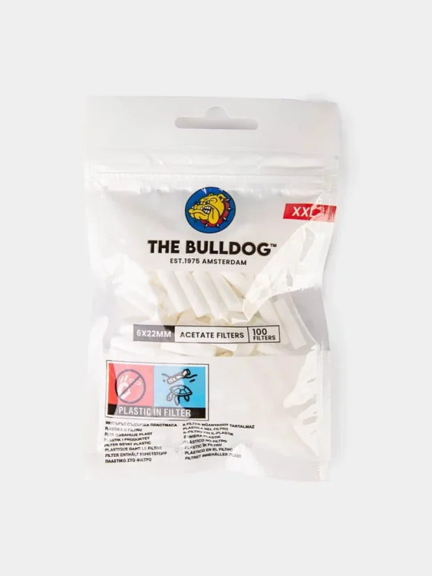 The Bulldog Filtre din acetat XXL 100 buc