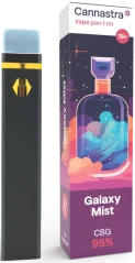 Cannastra Pena Vape Sekali Pakai CBG Galaxy Mist, CBG 95%, 1 ml