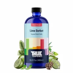 True Terpenes Sorbet de lime infuzat cu aromă (5 ml - 960 ml)