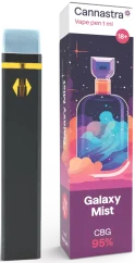 Cannastra Caneta Vape Descartável CBG Galaxy Mist, CBG 95%, 1 ml