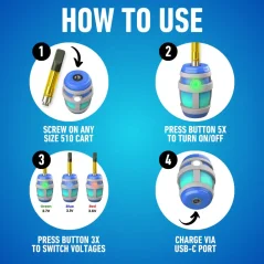 Smyle Labs Chugjamin Mini Cart Battery