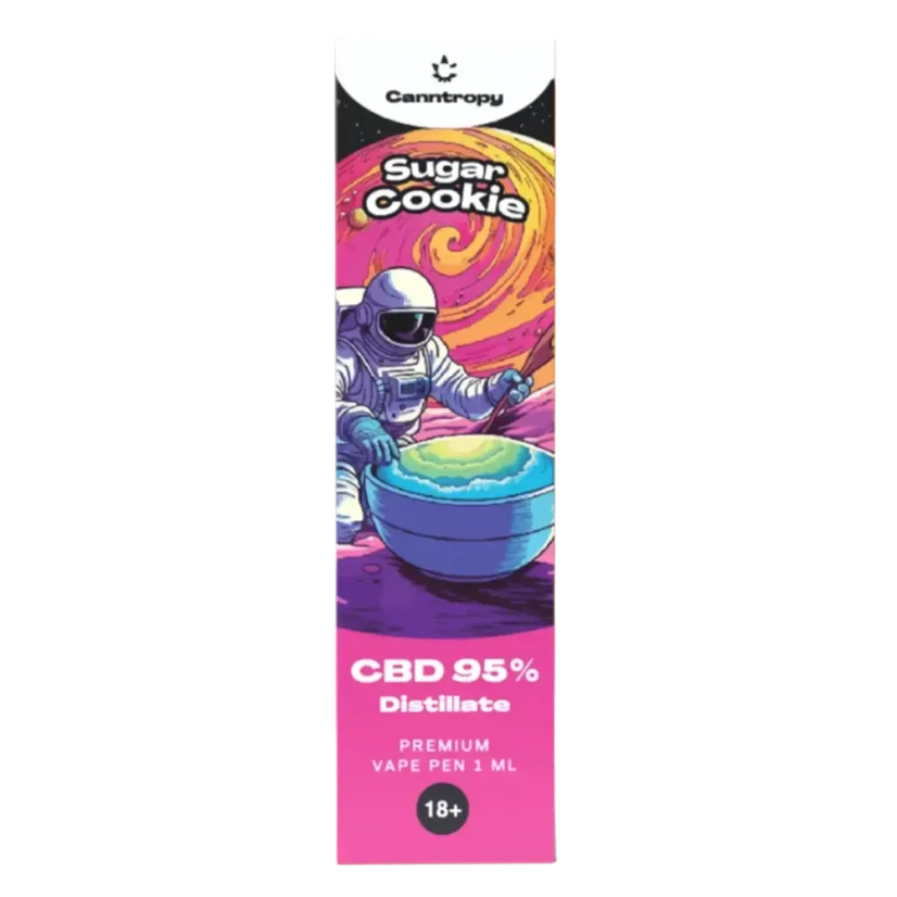 Canntropy CBD Einweg-Vape-Pen Sugar Cookie, CBD 95 %, 1 ml