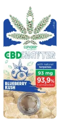 Euphoria Shatter Blueberry Kush (93 to 465 mg CBD)