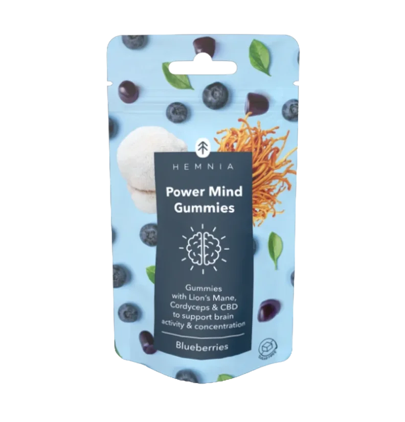 Hemnia Gummies Power Mind, 100 - 300 mg CBD, 10 - 30 pièces x 2,2 g, 66 g
